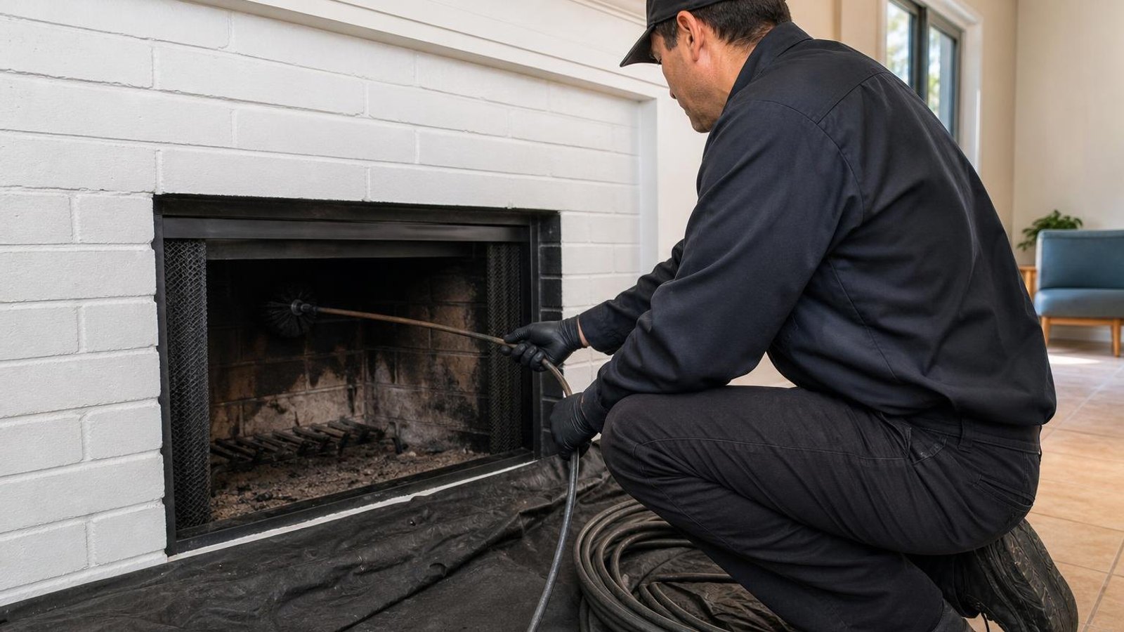 Practical chimney sweep & inspection in Tempe